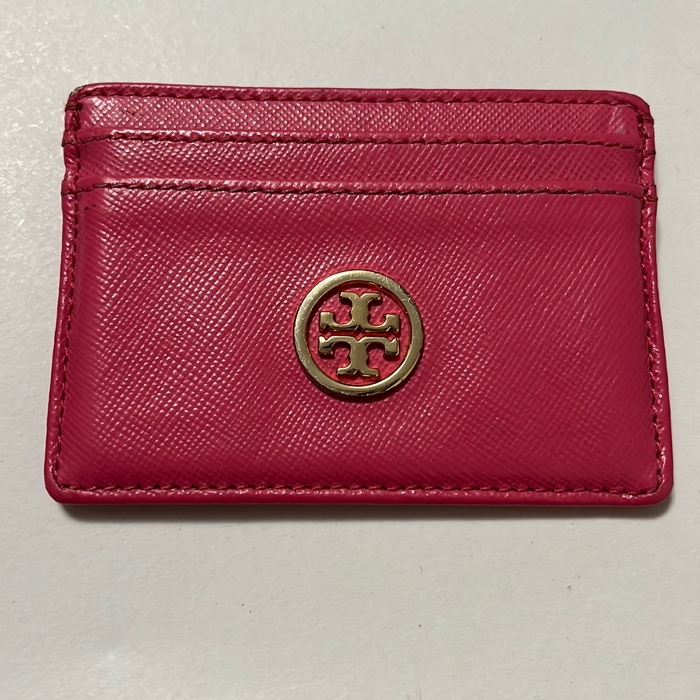 Tory Burch Pink Flat Cardholder